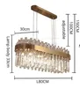 Nowy Luksusowy Żyrandol Kryształowy Lampa Nowoczesna Kroonluchter AC110V 220 V Złoty jadalnia salon Light Designury Myy