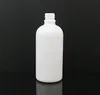 Botellas de líquido de vidrio E de porcelana blanca, botellas cuentagotas de vidrio de 100ml, pipeta, Envase cosmético vacío para esencia