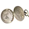 Steampunk Retro Proud To Be A Farmer Taschenuhr Bronze Vintage Analog Quarz Fob Uhren Halskette Kette Zeitmesser Uhr Geschenk