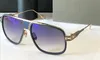 Top-Mannmode-Sonnenbrille GM5, handgefertigte Metall-Vintage-Titanbrille, trendiger Pilotenrahmen, UV-400-Linse mit Etui