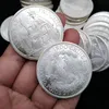 Ensemble complet de pièces de monnaie indiennes, 28 pièces, 27g, France, Statue de la liberté assise, 325o