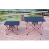 Bärbar vikbord Camping Utemöbler Datorbäddsord Picnic Aluminium Alloy Ultra Light Folding Table