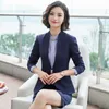 IZICFLY autumn spring new 2 pcs Trouser and jacket gray suit women Work Wear Elegant Business ladies office pant blazer set