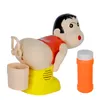 Gag Toys automatico del sapone Bolle di sapone della novità Shin Chan Fart Bolle di salto della macchina con la luce di musica divertente scherzo Giocattoli