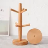 Wood Cup Rack Mug Coffee Cup Storage Stand Office Kitchen Home Organization Hanger Stand Tools F20174036