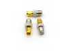 10PCS F Kvinna Jack till SMA Male Plug RF Coaxial Connector Koppar