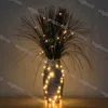 Cordes LED COPPER Silver fil d'argent 1M 2M 3M Éclairage de vacances pour la fée de Noël Tree Tree Garland Decoration Decoration ESU