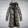 Men's Down & Parkas Men Plus Size Winter Camouflage Duck Jacket Long Coat Man Fur Collar Parka Casaco Masculino KJ6921 Phin22