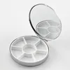 Medicine Organizer Portable Small Pill Box Makeup Storage Container Folding Pill Case Metal Fast F36808587506