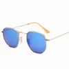 Modische Polygon-Sonnenbrille für Damen und Herren, hochwertige Sonnenbrille, klassisch, für Damen, Retro-Farbverlauf, UV400-Farbton, A358, mit Etuis