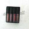 Merk schoonheid lipgloss zorgvuldig uitgekozen mini vloeibare matte lippenstift De rood/roze/bruin/nude editie 4 stijlen lipgloss