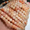 Wholesale Gorgeous Natural Smooth Round Stone Pink Aventurine Gems 4mm 6mm 8mm 10mm 12mm Loose Beads 10 Full Strands For DIY Jewelry Making