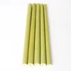 20 cm Organique Bambou Paille À Boire Fête D'anniversaire De Mariage Biodégradable Réutilisable Écologique Pailles En Bois Cuisine Bar Outils VT1723
