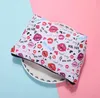 DHL50pcs Cosmetic Bag 2020 Женщины Mouth Printed холст Многофункциональный косметичка Zipper Toilertry Организация хранения сумка