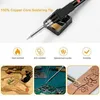 Ferramenta Freeshipping 56Pcs Lenha Kit Lenha Set criativa Carving queima Pen solda Iron Set Pyrography Pen