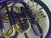 Gloednieuwe Enkele Franse Hoorn Bb Paars Afneembare bel Professionele muziekinstrumenten Met Case Gratis Verzending