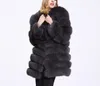 Lisa Colly Women Faux Fur Coat Jacka Kvinnor Vinter Varm Luxury Fake Fur Coat Fluffy Långärmad Furs Jacka Overcoat