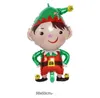 バルーンクリスマスピエロエルクフォイル風船おもちゃホリデーパーティー用品クリスマスソックスツリースノーマン風船誕生日装飾ギフトAYP6088