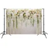 3D Rose Backdrop Cloth Wedding Party Decoration Sfondo Fotografia Puntelli Panno simulato per Wedding Photo Studio HHA1044