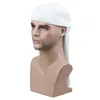 Nieuwe Mannen Vrouwen Bandana Fluwelen Tulband Hoed Durag Hip Hop Hoofddeksels Hoofd Sjaal Piraat Hatlong Headwrap Cap Piraat Hoed voor Mannen En Vrouwen