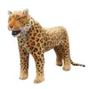 Hög simulering stor djurplyschleksak stående tiger lejon leopard födelsedagspresent undervisning pografi rekvisita hem showroom deco dy53747926