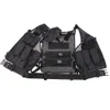 Justerbar taktisk armé Airsoft Mole Vest Combat Jaktväst med Holster Paintball Shooting Jakt Molle Vest för CS Wargame