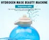 جديد الأكسجين جودة عالية النفاثة قشر آلة الوجه باخرة آلة المياه الهيدروجينية مع الصمام الفوتون ضوء العلاج الجلد تجديد الرطوبة