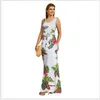 595 Women's Jumpsuits,Casual Dresses, Rompers skirt floral dress with sleeveless dresses nuevo estilo vestido para chicas mujeres wt19