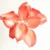 30PCSカラム人工カラリリーブルーパープルハートウェディングブライダルブーケ装飾花273Rのための偽の花