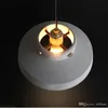 Handmade бетонный кулон легкий цементный подвесной лампы промышленные лофт дома спальня гостиница столовая ресторан висит освещение