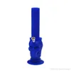 Nouveau 260MM Portable Crâne Incassable Silicone Fumer Bong Pipes Huile De Silicone Rigs Shisha Narguilé Fumer Des Tuyaux D'eau Tabac Herb Pipe