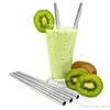 Durable Stainless Steel Straight Straw Reusable Drinking Straw Easy to clean Straws Metal 6mm Bubble Tea Straws