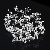 Beautiful Cheap 1m long silver Wedding Accessories Bridal Tiaras Crystal Rhinestone Hair Bands Bridesmaid Women Hair Jewelry Crowns Headband