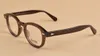 Marcos de anteojos de diseñador de marca completamente nuevos Marco de gafas Lemtosh Johnny Deppuality Hombres redondos Miopía opcional 1915 con estuche 288Q