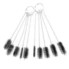 Ensemble de brosses de nettoyage de tubes en Nylon, ensemble de pailles pour pailles à boire, lunettes, claviers, bijoux, nettoyeur de brosse, outils de nettoyage de cuisine domestique réutilisables