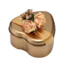 金属製のキャンディボックス茶缶ギフトボックス大型創造的なハートラウンド四角形の結婚式のギフトボックスのベビーシャワー用の結婚式のギフトボックス