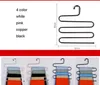 5 층 S는 행거 멀티 기능 미끄럼 의류 용 행거 스카프 바지 보관 걸이 두꺼워 철 의류 스토리지 DBC VT0870 랙 모양