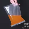 100 pcs/lot sacs en plastique refermables en plastique transparent avec fermeture à glissière refermable (plus de tailles disponibles)