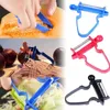 3 stks / set Magic Trio Peeler Set Slicer Shredder Peeler Julienne Cutter Multi Peel Rvs Blade Zesters Keukengereedschap