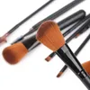 12 pièces/ensembles pinceaux de maquillage outil ombre à paupières fond de teint sourcil brosse à lèvres cosmétiques porte-gobelet en cuir étui Kit 50 ensembles/lot DHL