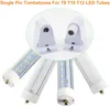 Single Pin FA8 Tombstone Non-Shunted T8 T10 T12 Holder LED Socket Lamphållar Bashållare för 8ft fluorescerande rörljus eftermontering av glödlampor fixturer