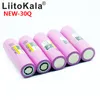 LiitoKala 100% original Novo para INR 18650 bateria 3.7V 3000mAh INR18650 30Q li-ion recarregável