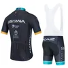 2020 Pro Team Astana Cicling Jersey Set Menwomen Summer Breaking Cycling Cucing Bike Bike Bib Shorts Kit Ropa Ciclismo9479428