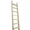 Natural Knotty Pine Wood Sliding Library Ladder redo för att måla 9 steg280J