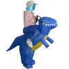 Halloween Theme Costume Toy Performance Clothing Party Lalki Ubrania Cosplay Funny Nadmuchiwane Dinozaur Tyrannosaurus Rex Free