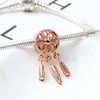 Dreamcatcher Dangle Charm Boncuk Big Hole Boncuk Kadınlar Takı Avrupa Tarzı DIY Bilezik Kolye Bileklik Boho Takı Aksesuarları