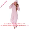 Vinter varm pyjamas kvinnor onesies fluffiga fleece jumpsuits sömnkläder övergripande plusstorlek huva uppsättningar pyjamas onesie för kvinnor vuxna cj19828432