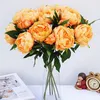 Silk Artificial Peony Flowers flores artificiais para decora o artificiales for Home wedding decoration fake Flower GB339