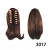 10 tum syntetisk klo på hästsvans Wave hästsvansar Simulering Human Remy Hair Extension Bundles 90g G660037