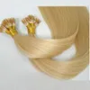 flat tip hair extensions keratin fusion dark brown nail remy pre bonded 1226inch free shiping